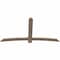 Ekena Millwork Bellingham Smooth Timber Gable Bracket, Douglas Fir, 84"W x 45"H x 1 1/2"D x 5 1/2"F, 13/12 Pitch GBW084X45X0206BEL00SDF - alternate 2